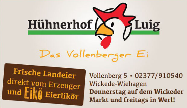 Anzeige Huehnerhof Luig