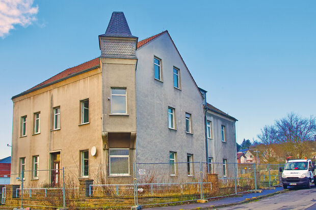 Das historische Gebäude an der Marscheidstraße 4 in Wickede kurz vor dem Abriss FOTO: ANDREAS DUNKER