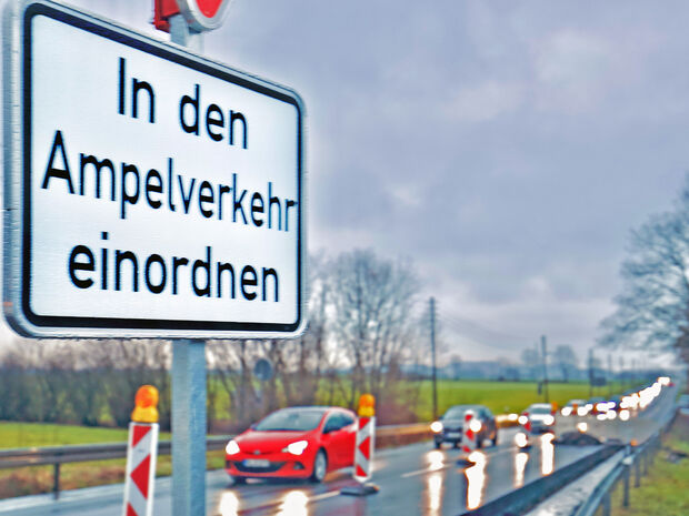 Die Baustelle an der Arnsberger Straße ARCHIVFOTO: ANDREAS DUNKER