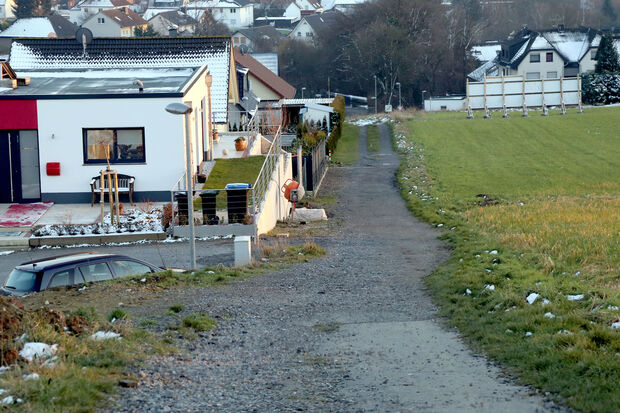 Der Wirtschatsweg von der Nordstraße die Haar hinauf. ARCHIVFOTO: ANDREAS DUNKER