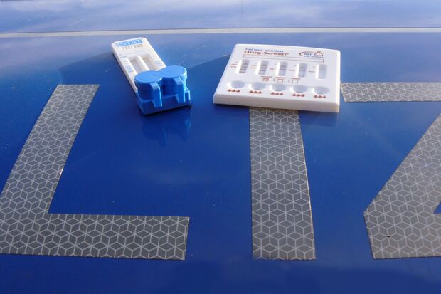 Mit einem Drogenvortest ist ein erster Nachweis schnell möglich SYMBOLFOTO: KREISPOLIZEIBEHÖRDE SOEST