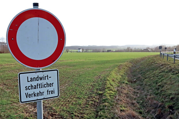 Die "Wimber Heide" soll nach Meinung der Wickeder CDU-Fraktion vorerst Feldflur bleiben und nicht als Gewerbegebiet ausgewiesen und erschlossen werden. FOTO: ANDREAS DUNKER