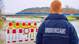 Ruhrtal-Radweg unter der B-63-Brücke gesperrt