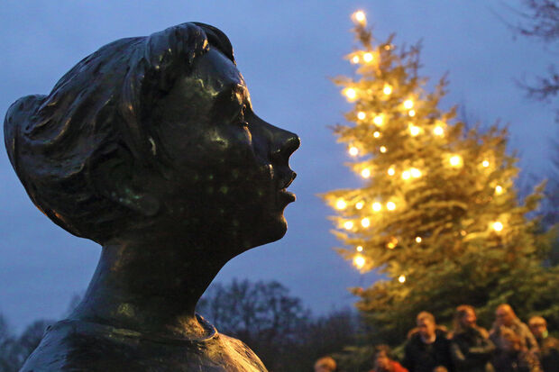 Wiehagen: den Blick gen Weihnachten gerichtet. FOTO: ANDREAS DUNKER