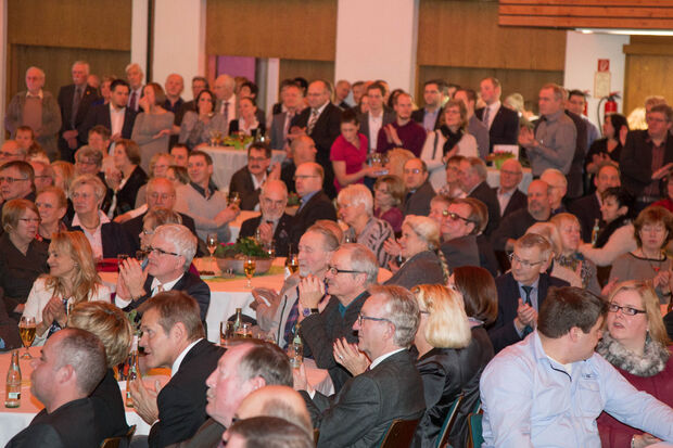 Die Gäste des Neujahrsempfang im Bürgerhaus FOTO: ANDREAS DUNKER