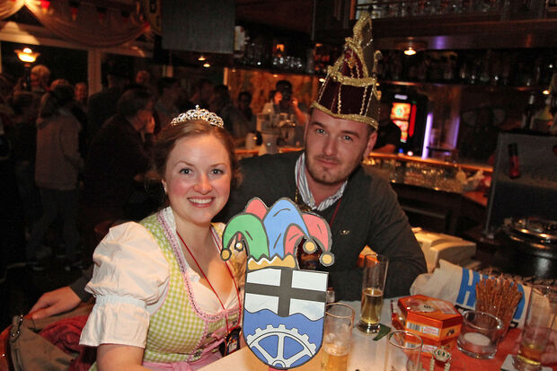 Das bisherige Regentenpaar Sarah Cavanagh und Tobias (Tobi I) Kosch FOTO: ANDREAS DUNKER