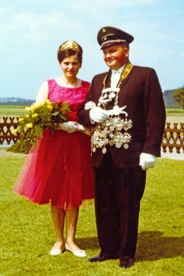 Königspaar von 1965/66: Alfons und Anni Goeke FOTO: ARCHIV VEREIN DORF WIMBERN