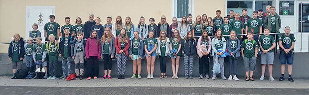 Vor der Abfahrt am Bahnhof in Wickede FOTO: INGO VELMER