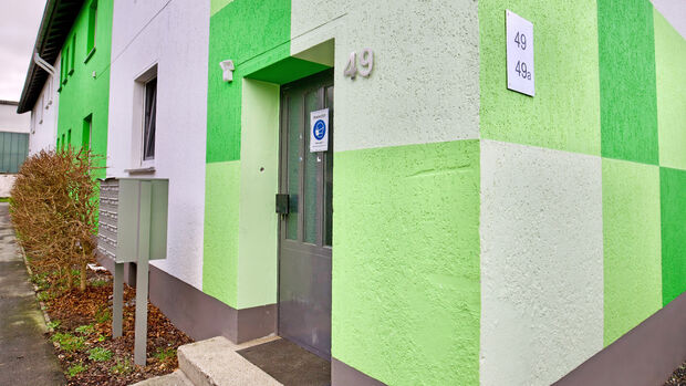 Die kommunale Obdachlosen-Unterkunft an der Erlenstraße in Wickede FOTO: ANDREAS DUNKER