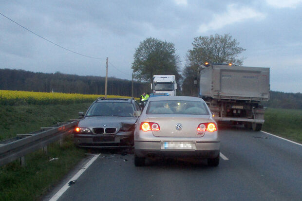 Verkehrsunfall auf der Wickeder Straße FOTO: POLIZEI