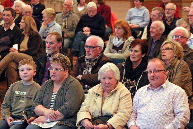 Rund neunzig Interessierte verfolgten den Vortrag. FOTO: ANDREAS DUNKER