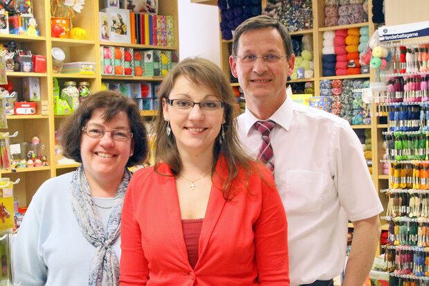 Dirk und Annette Reinke mit Tochter Corinna FOTO: ANDREAS DUNKER