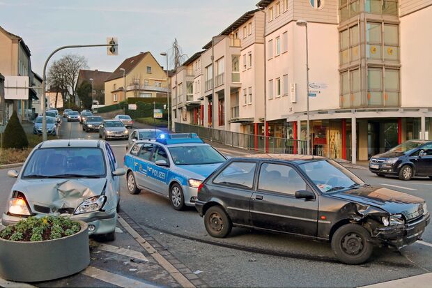 Unfallstelle: Kreuzung Bramsch'es Eck FOTO: ANDREAS DUNKER