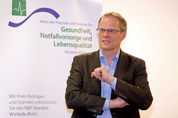 Neuer und alter Vorsitzender: Dr. Martin Michalzik FOTO: ANDREAS DUNKER