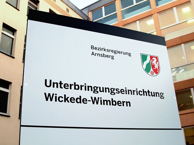 Die Unterbringungseinrichtung der Bezirksregierung Arnsberg in Wickede-Wimbern ARCHIVFOTO: ANDREAS DUNKER